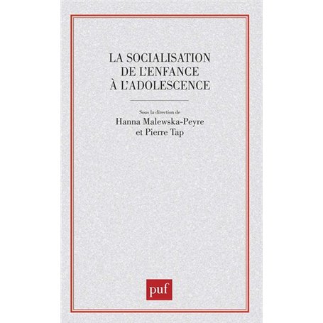 La socialisation de l'enfance à l'adolescence