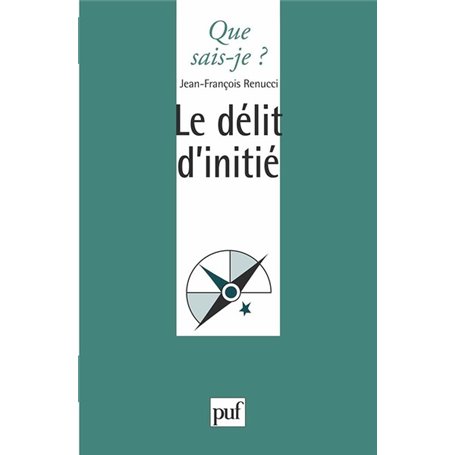 Le délit d'initié