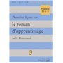 Premières leçons sur le roman d'apprentissage