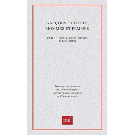 Garcons et filles hommes et femmes