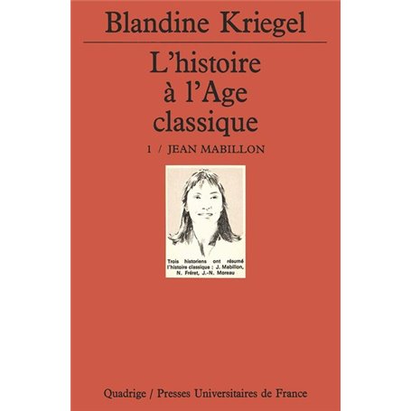 L'histoire de l'âge classique. Tome 1