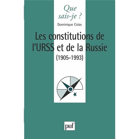 Les constitutions de l'URSS et de la Russie