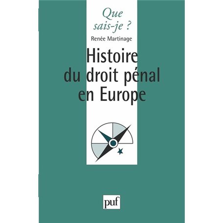 histoire du droit pénal en Europe