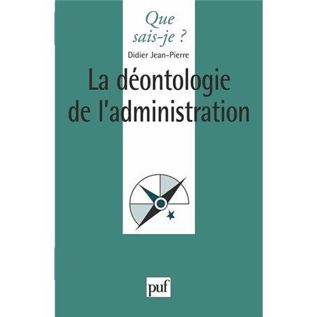 La déontologie de l'administration