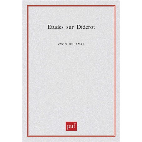 Études sur Diderot