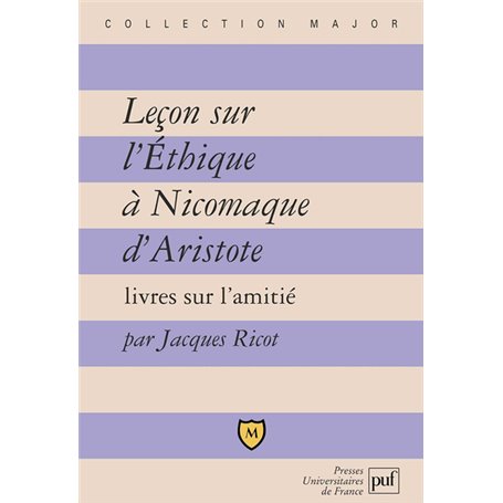 Leçon sur l'Éthique à Nicomaque d'Aristote