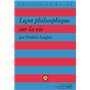 Leçon philosophique sur la vie