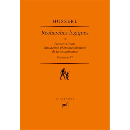 Recherches logiques. Tome 3