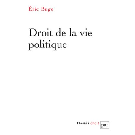 Droit de la vie politique