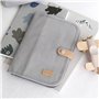 BEABA. Protege carnet de santé canvas gris perle