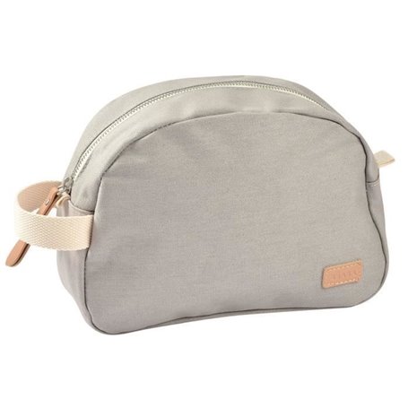 BEABA. Trousse de toilette bébé canvas gris perle
