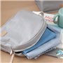 BEABA. Trousse de toilette bébé canvas gris perle