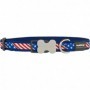 Collier pour Chien Red Dingo US Flag 20-32 cm Bleu