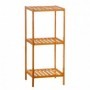 Etagère de salle de bains Caison Bambou 3 Etagères 34 x 33 x 79 cm
