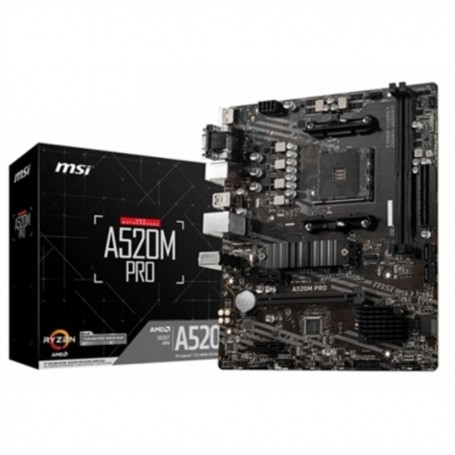 MSI A520M PRO carte mère AMD A520 Emplacement AM4 micro ATX