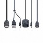 Startech.com C2-H46-UAC-CBL-KVM commutateur écran, clavier et souris Noir