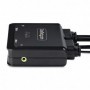 Startech.com C2-D46-UC2-CBL-KVM commutateur écran, clavier et souris Noir