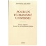 Pour un humanisme universel