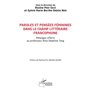 Paroles et pensées féminines dans le champ littéraire francophone