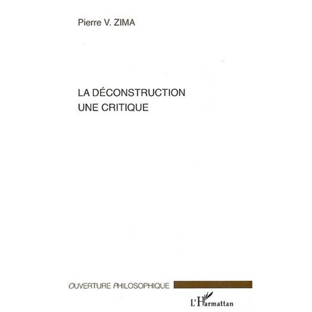 La déconstruction