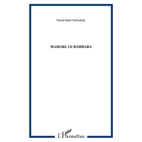 Mamari, le bambara