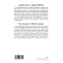 Langues proches - Langues collatérales