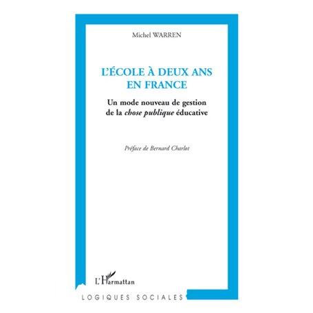 L'école à deux ans en France