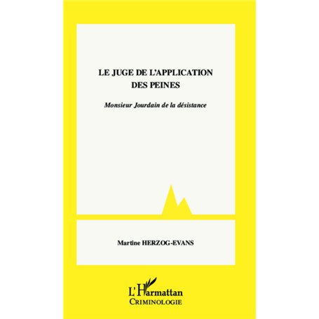 Le juge de l'application des peines