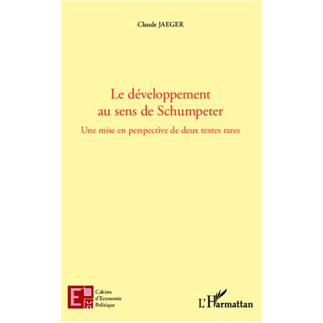 Le développement au sens de Schumpeter