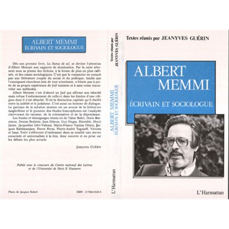 Albert Memmi - Ecrivain et sociologue