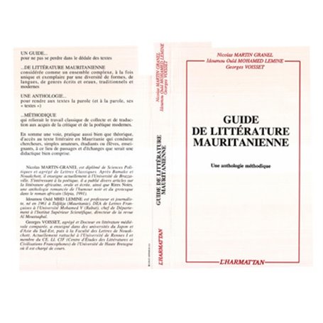 Guide de la littérature mauritanienne
