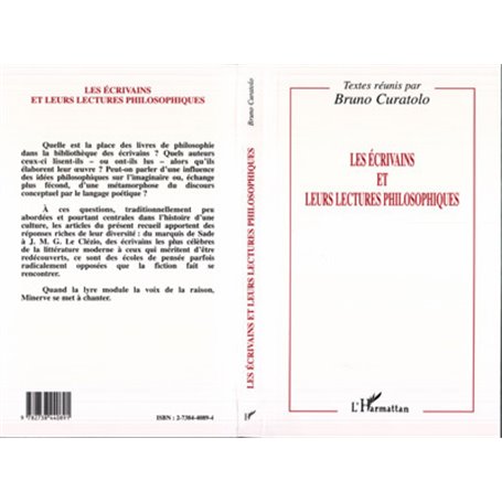 Les écrivains et leurs lectures philosophiques