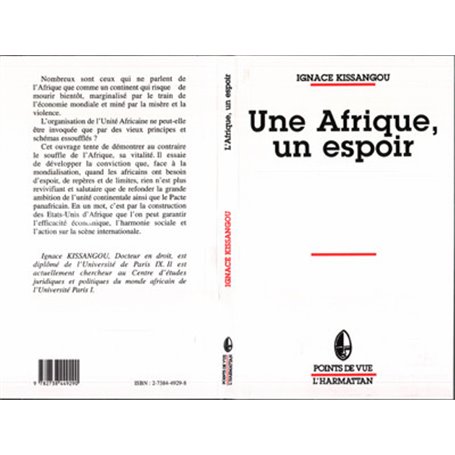Une Afrique, un espoir