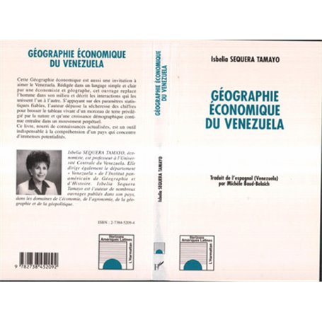 Géographie économique du Venezuela (Traduit de l'espagnol par Michèle Baud-Belaich)