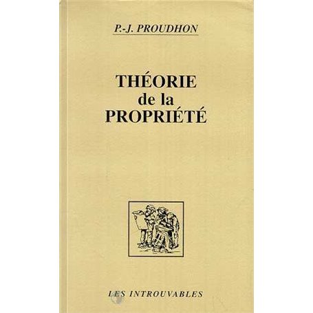 Théorie de la propriété