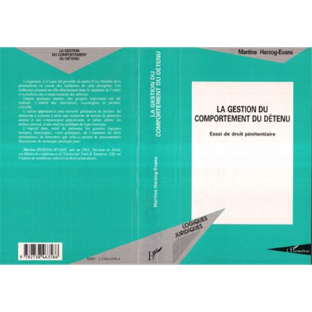 La Gestion du Comportement du Détenu