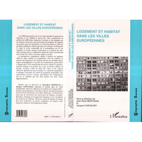 Logement et Habitat dans les Villes Européennes