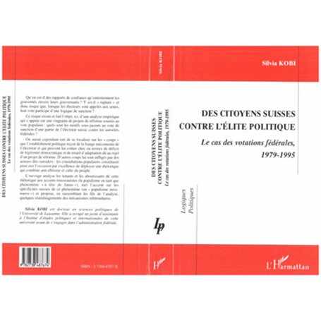 CITOYENNES (DES) SUISSES CONTRE L'ÉLITE POLITIQUE