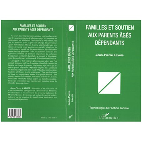 FAMILLES ET SOUTIEN AUX PARENTS AGES DEPENDANTS
