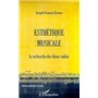 ESTHETIQUE MUSICALE