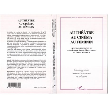 AU THÉÂTRE AU CINÉMA AU FÉMININ