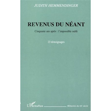 REVENUS DU NÉANT