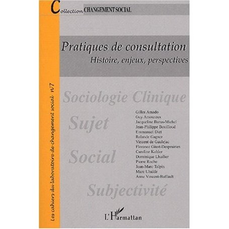 PRATIQUES DE CONSULTATION