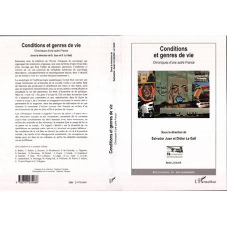 CONDITIONS ET GENRES DE VIE