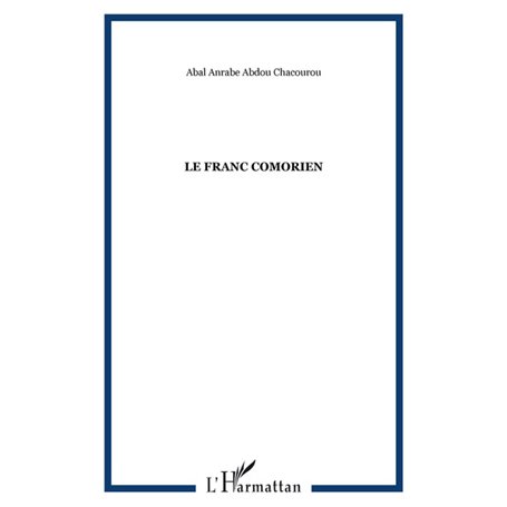 Le franc comorien
