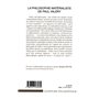 La philosophie matérialiste de Paul Valéry
