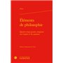 Éléments de philosophie