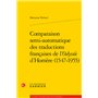 Comparaison semi-automatique des traductions françaises de l'Odyssée d'Homère (1547-1955)