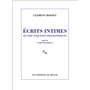 Écrits intimes. Quatre esquisses biographiques