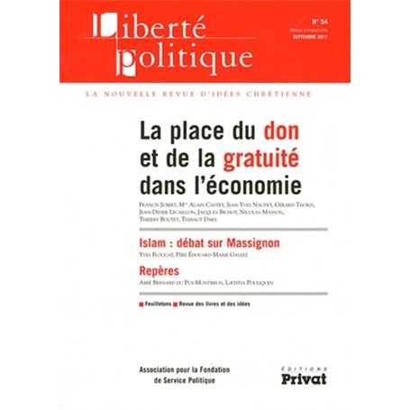 LIBERTE POLITIQUE N54